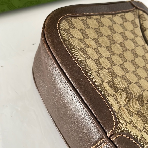 Authentic Gucci GG Canvas Leather Crossbody/Shoulder Bag . - Picture 5 of 17